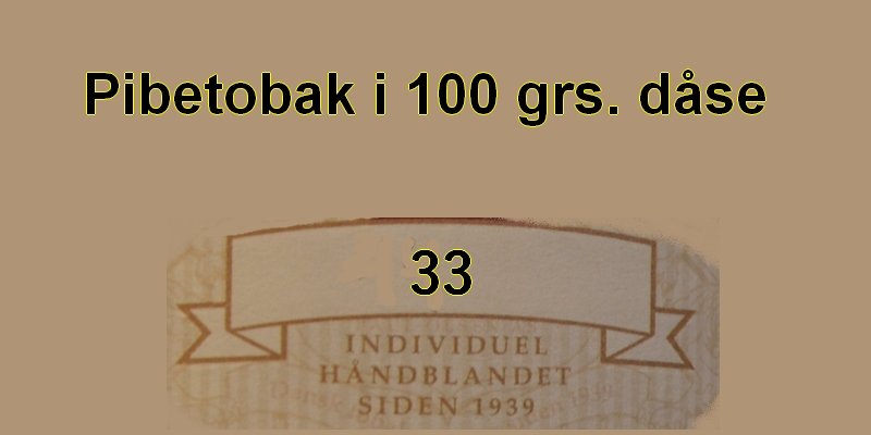 PO 33 (tidl. lakrids)
