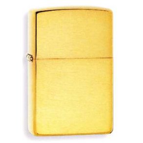 Brushed Brass Zippo